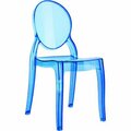 Fine-Line Baby Elizabeth Kids Chair, Transparent Blue FI220148